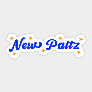 New Paltz Stars Sticker Sticker